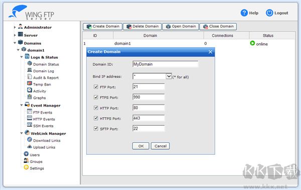 Wing FTP Server(FTP服務器)