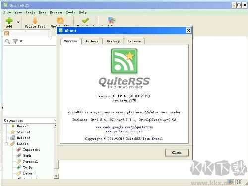QuiteRSS(RSS訂閱器)