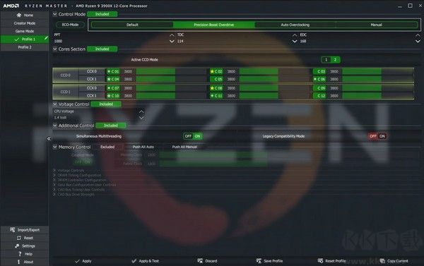 AMD Ryzen Master(cpu超頻軟件)