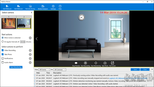 WebCam Monitor(網絡錄像監視器)