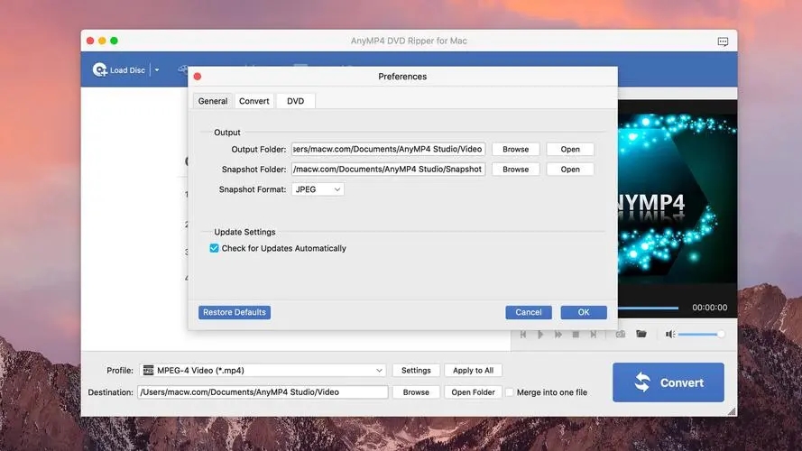 AnyMP4 DVD Ripper(DVD轉換軟件)