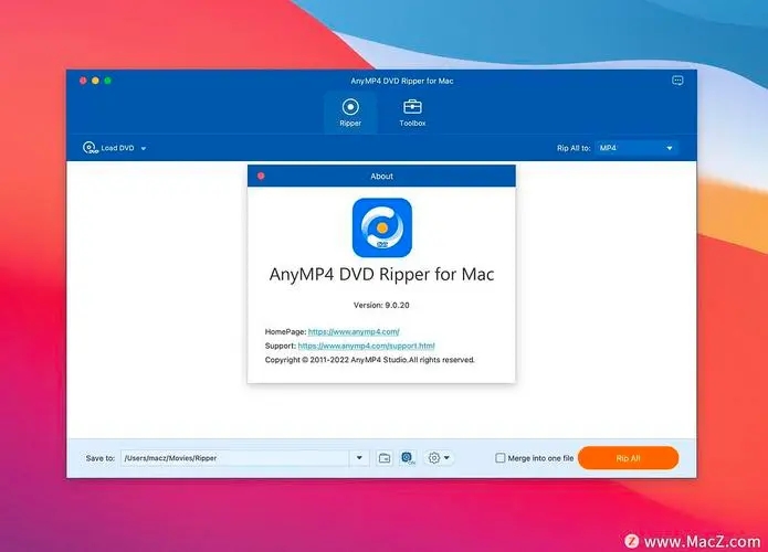 AnyMP4 DVD Ripper(DVD轉換軟件)