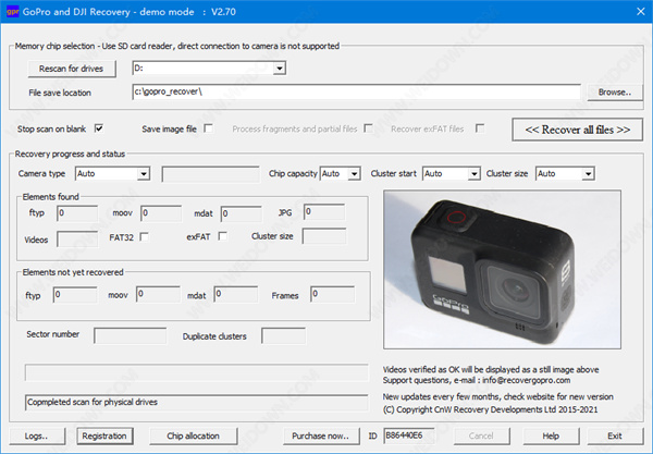 GoPro Recovery(gopro數據恢復工具)