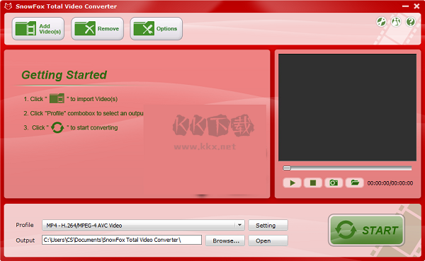SnowFox Total Video Converter(視頻轉(zhuǎn)換器)