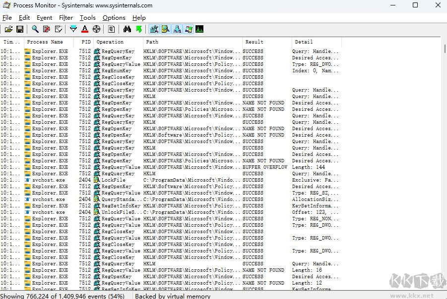 Process Monitor(進程監視軟件)