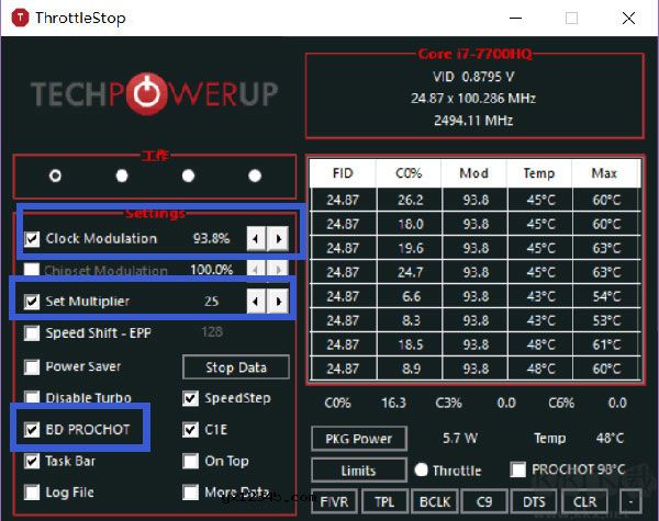 ThrottleStop(cpu檢測工具)