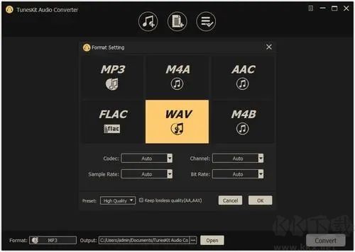 TunesKit Audio Converter(音頻轉換器)