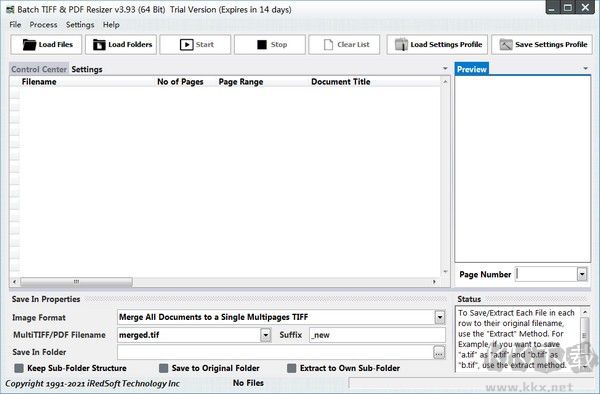 Batch TIFF PDF Resizer(PDF文件處理軟件)