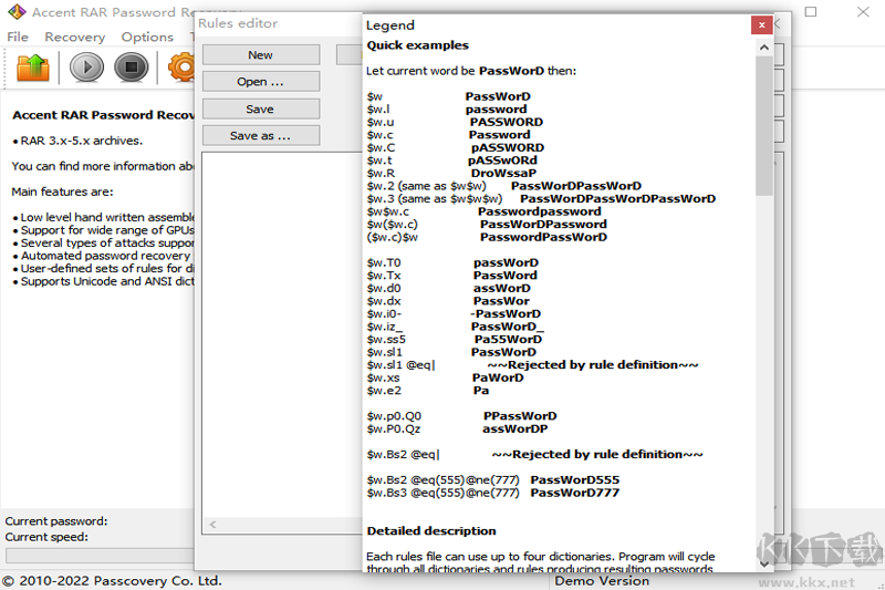 Accent RAR Password Recovery Pro(RAR密碼破解工具)