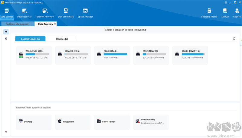 MiniTool Partition Wizard(磁盤分區管理工具)