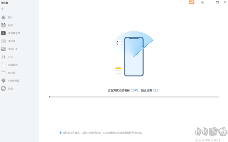 微恢復