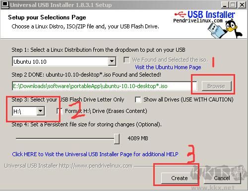Universal USB Installer截圖