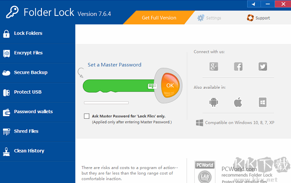 Folder Lock(文件夾加密)