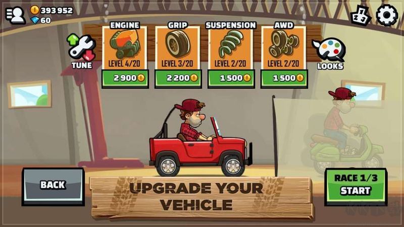瘋狂登山賽車2內置菜單版