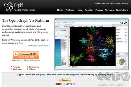 gephi(網絡分析工具)