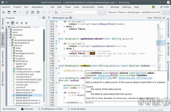 KDevelop(IDE環境開發工具)