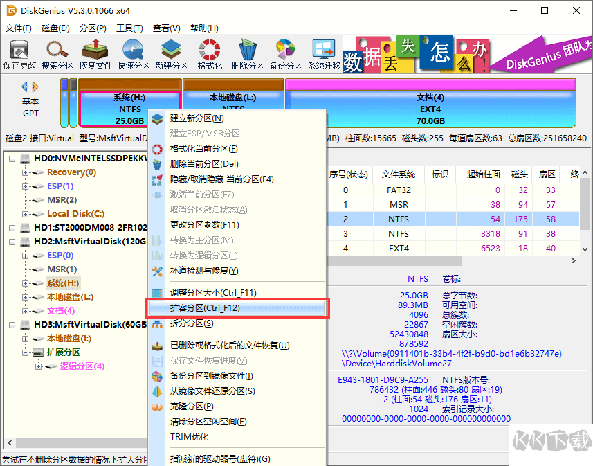 DiskGenius專業版