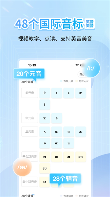 繽紛英語音標app